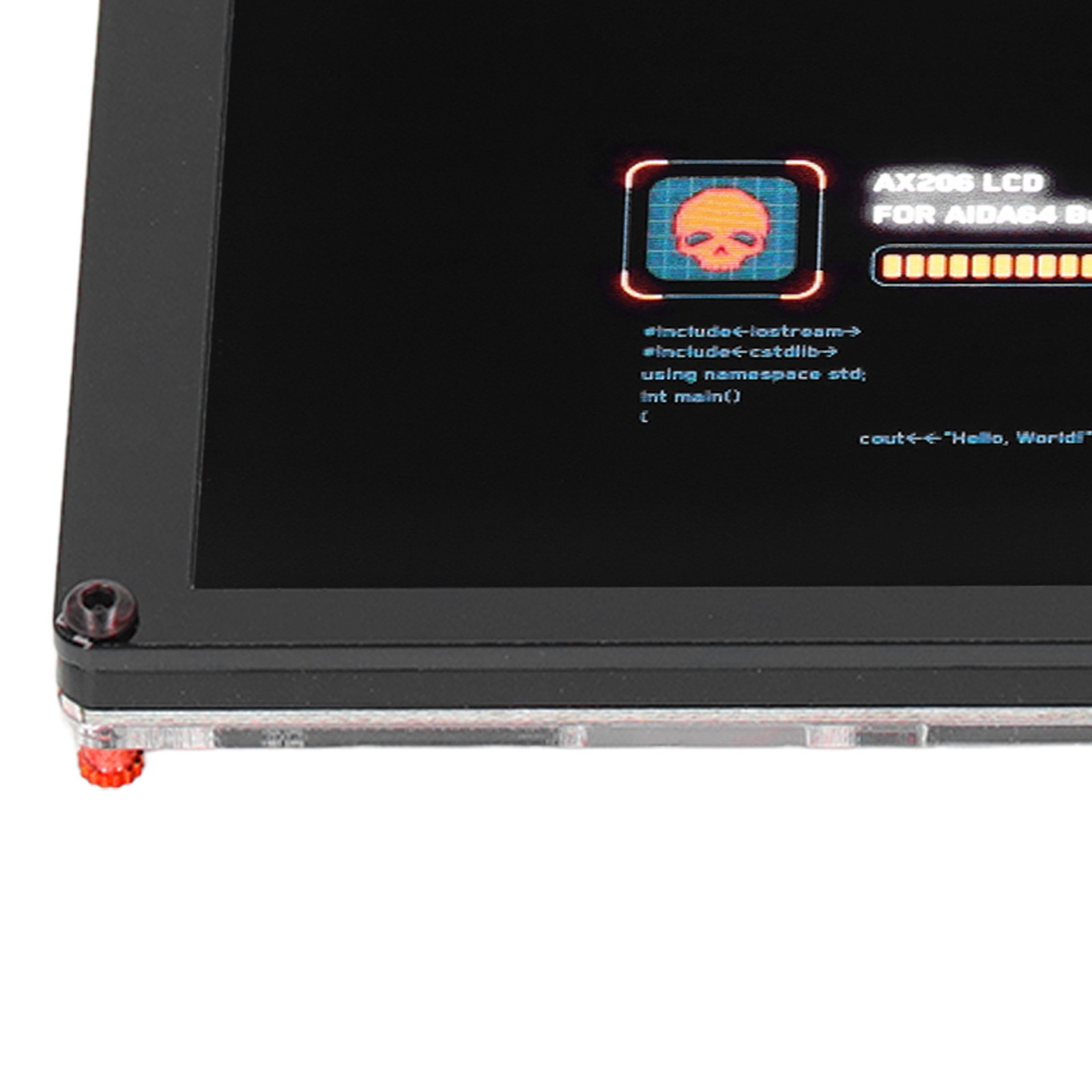 3.5in IPS Monitor Subscreen LCD Display Screen With USB Power Cable Support New