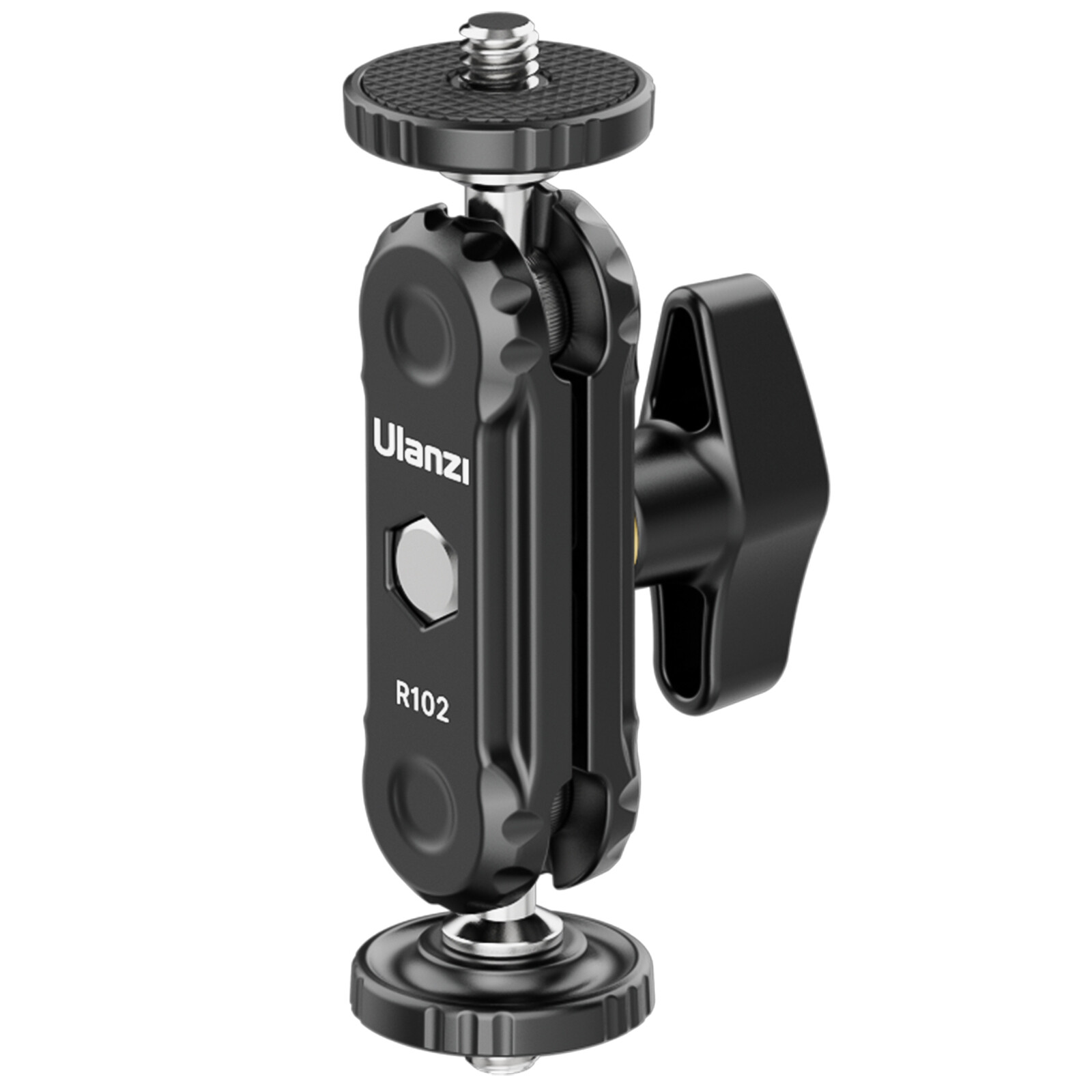 Ulanzi R102 Double 360° Ball Heads Magic Arm Holder Mount for Camera Monitor