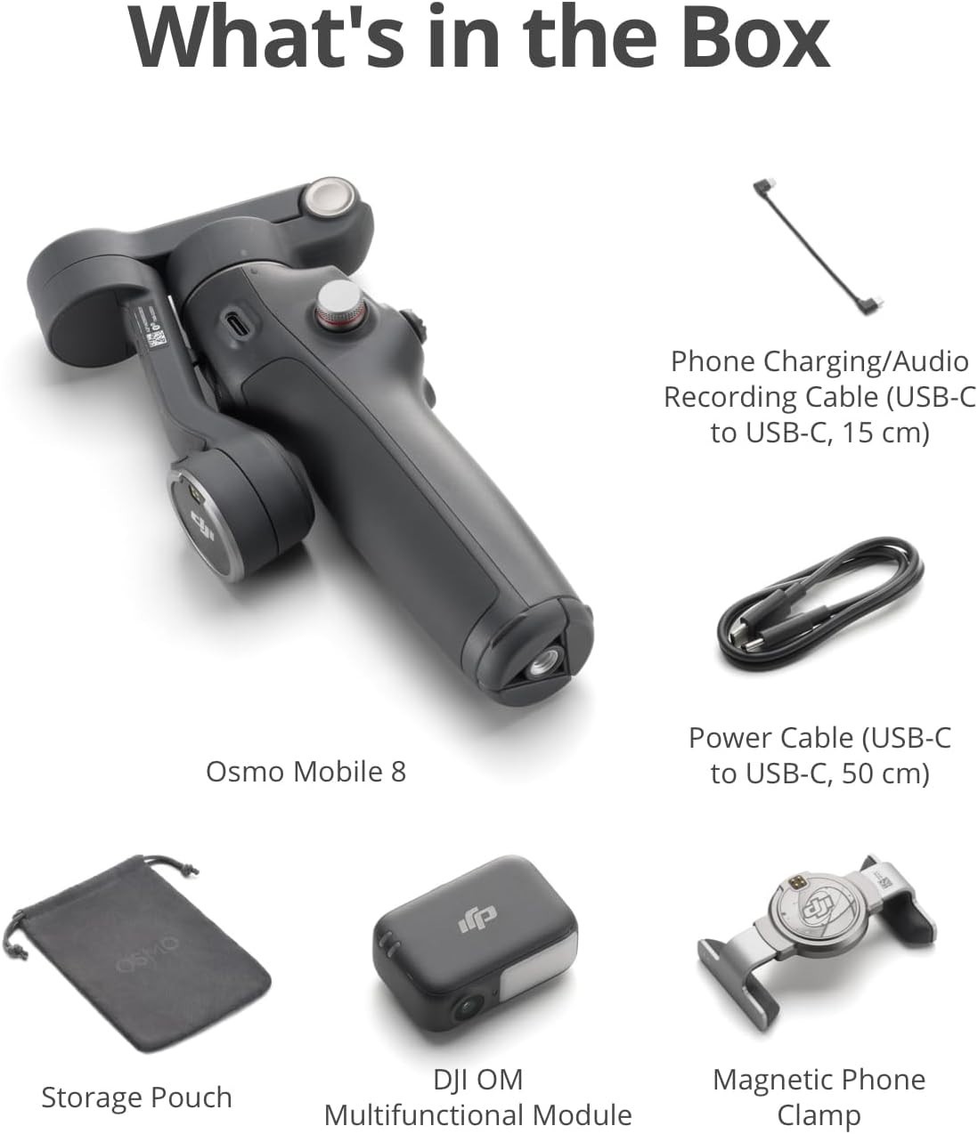 DJI Osmo Mobile 8 Smartphone Gimbal + PU Shoulder Bag