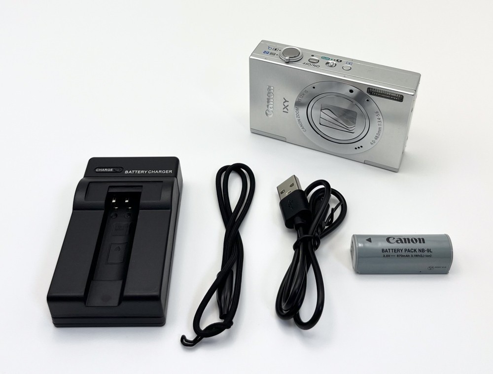 Canon IXY 3 Silver Digital Camera PowerShot ELPH520 HS IXUS500 HS Tested Working