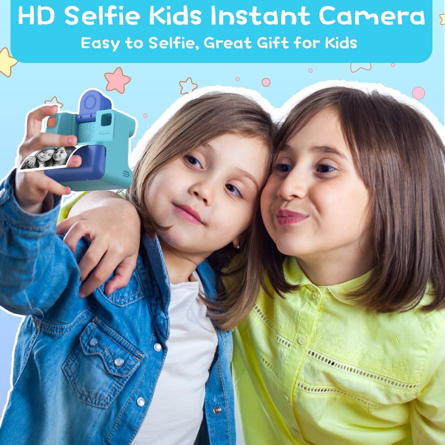Instant Print, Christmas Birthday Gifts for Girl Boys 3-12 Years Old, FHD Sel…