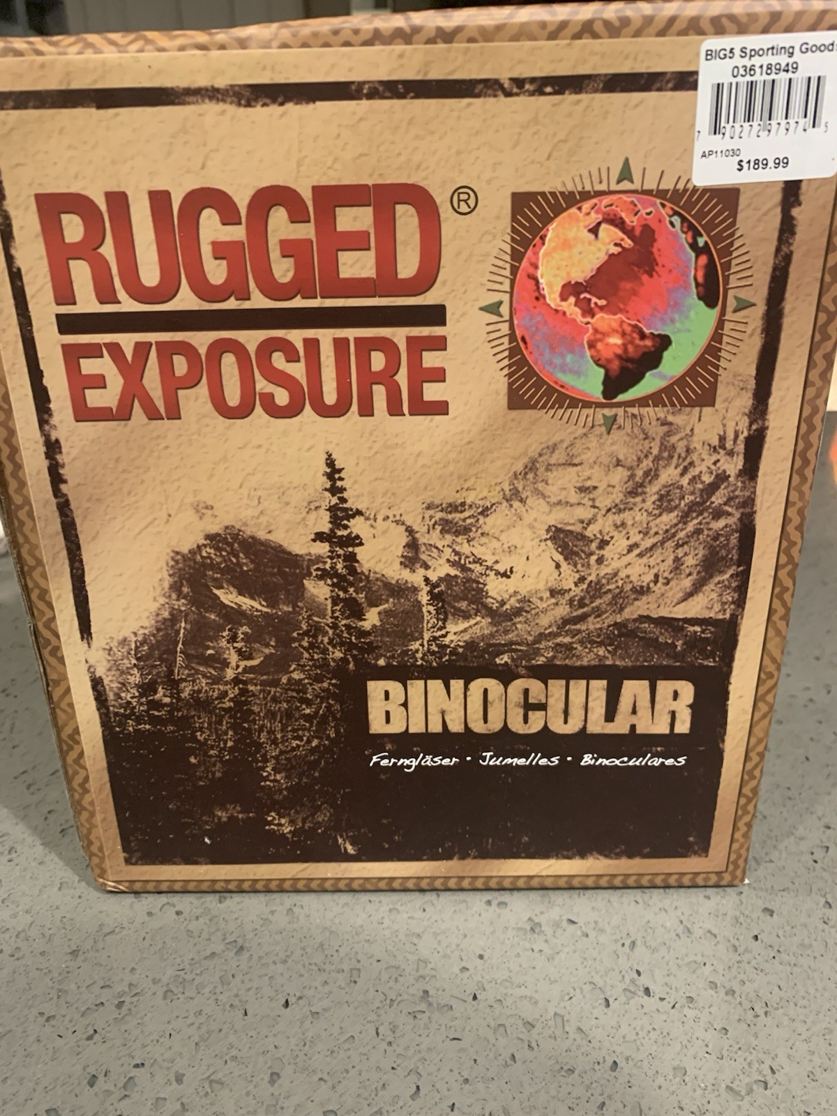 Rugged Exposure 30×60 Zoom Binoculars New In Box Never Used