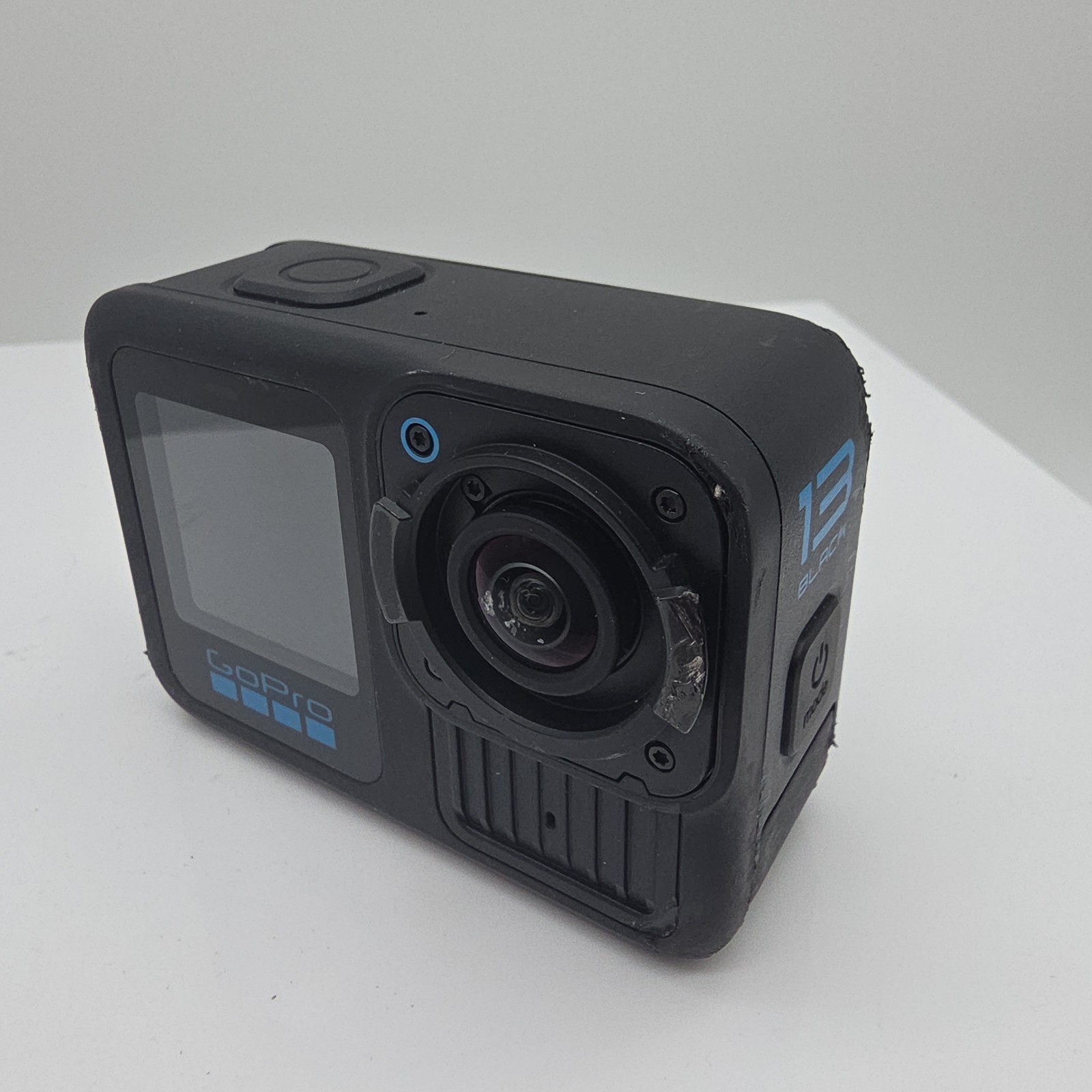 GoPro HERO13 Black 5.3K Action Camera MISSING DOOR LENS COVER- SCRATCHED LENS