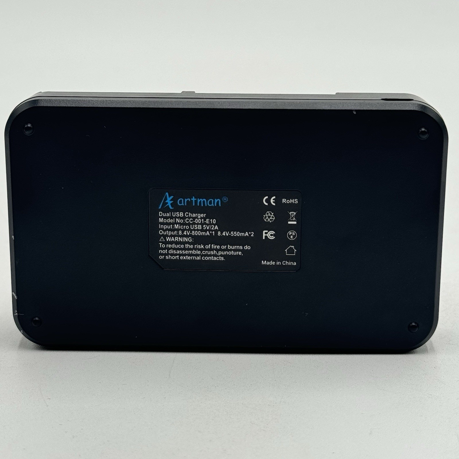 Artman LP-E10 Battery 2-Pack 1600Mah and Rapid Dual USB Charger for Canon LP E10