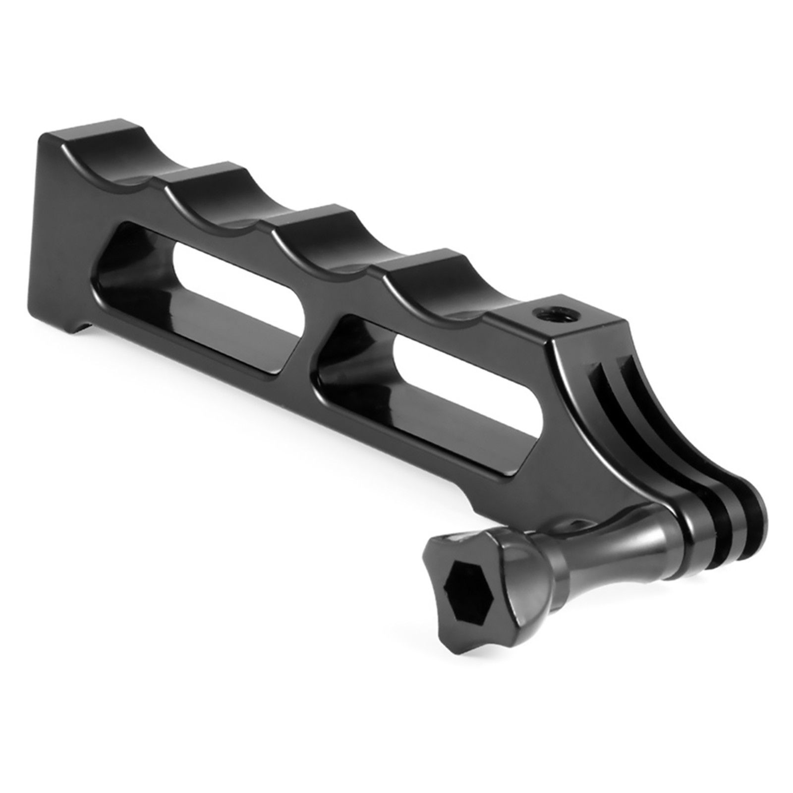 New 1 PC Black Aluminum Handle Selfies Stick Hand Grip Mount For GoPro Camera