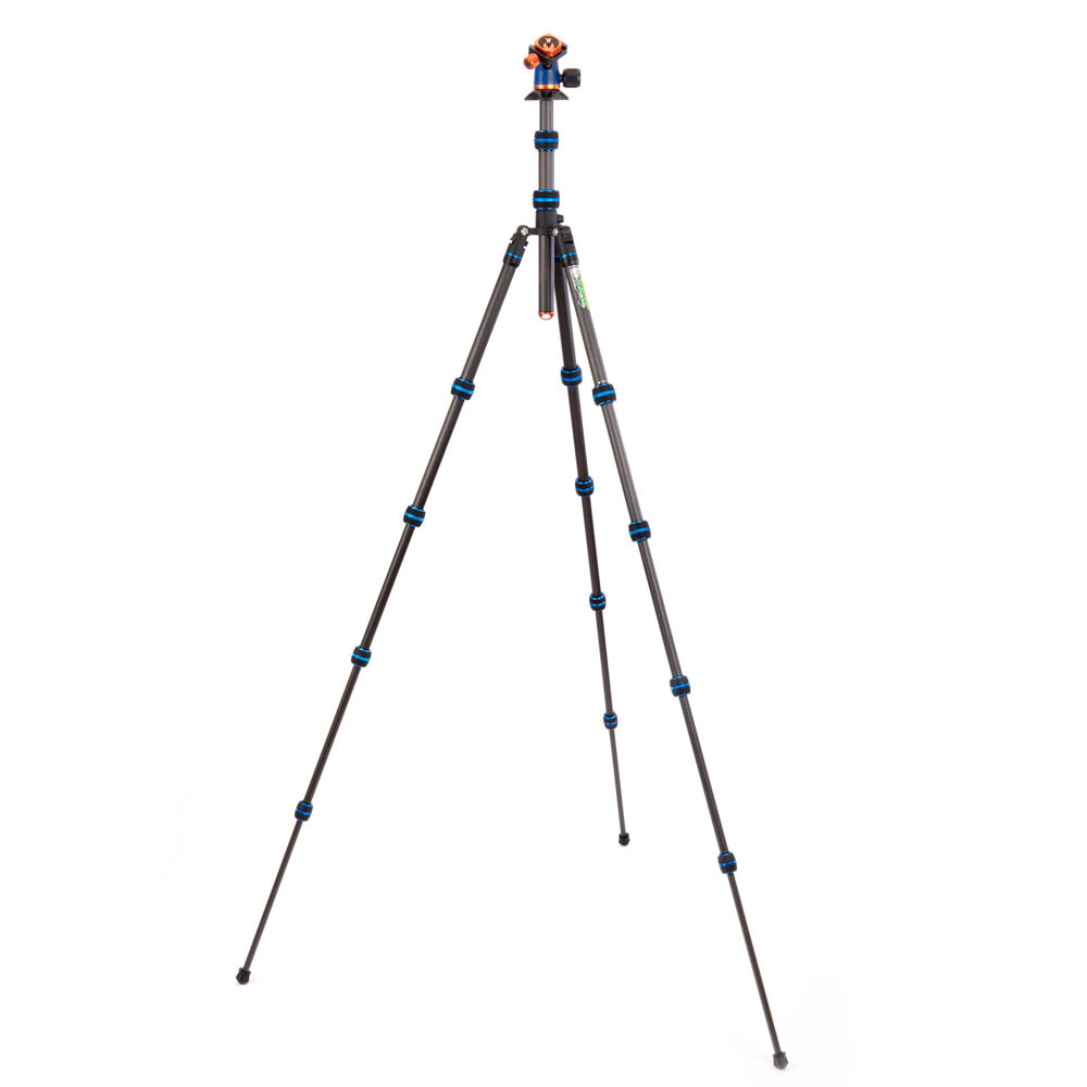 3 Legged Thing Punks Brian 2.0 Carbon Fibre Tripod (Blue)