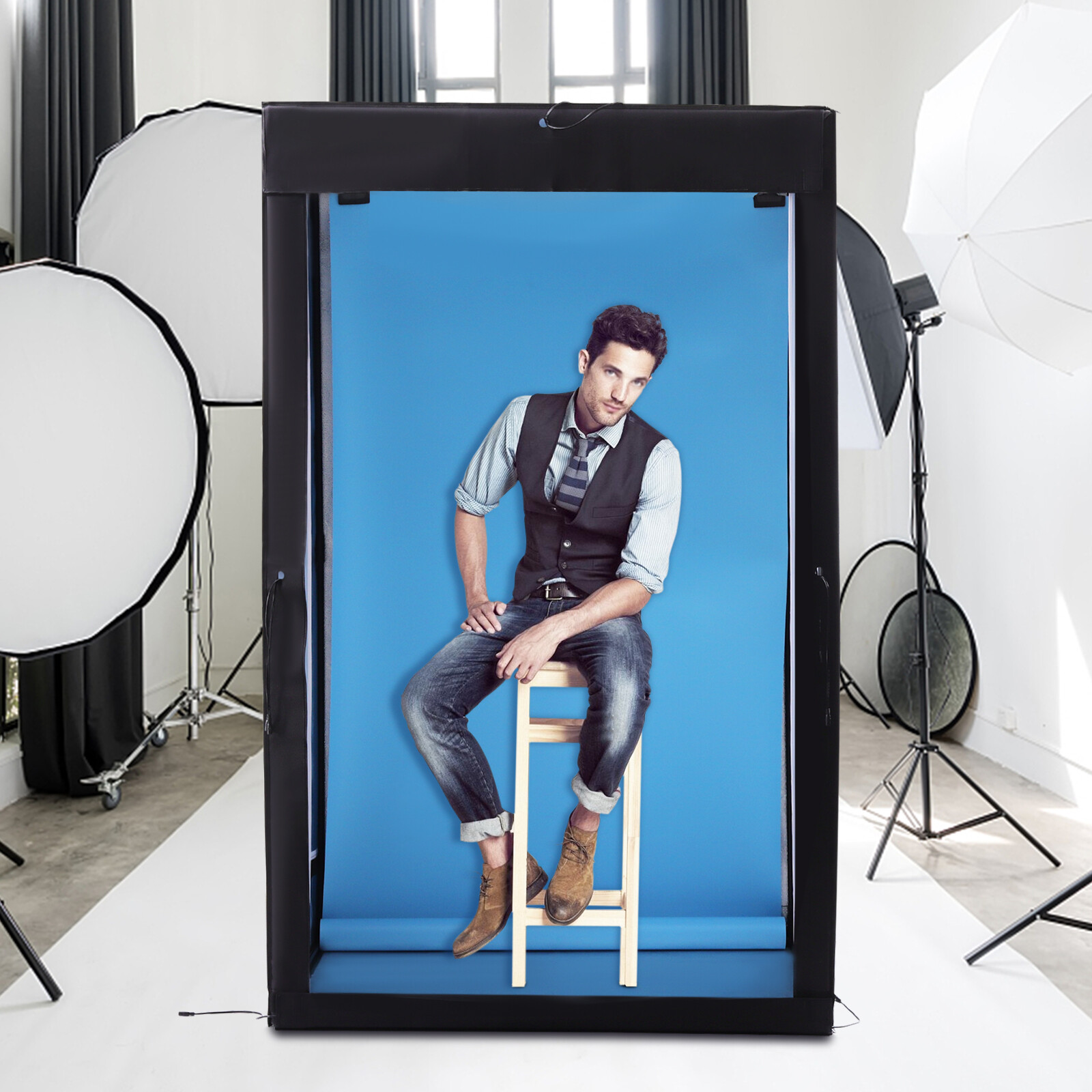 47x39x78inch Professional Large Photo Box Photography Photo Studio Light Box TOP