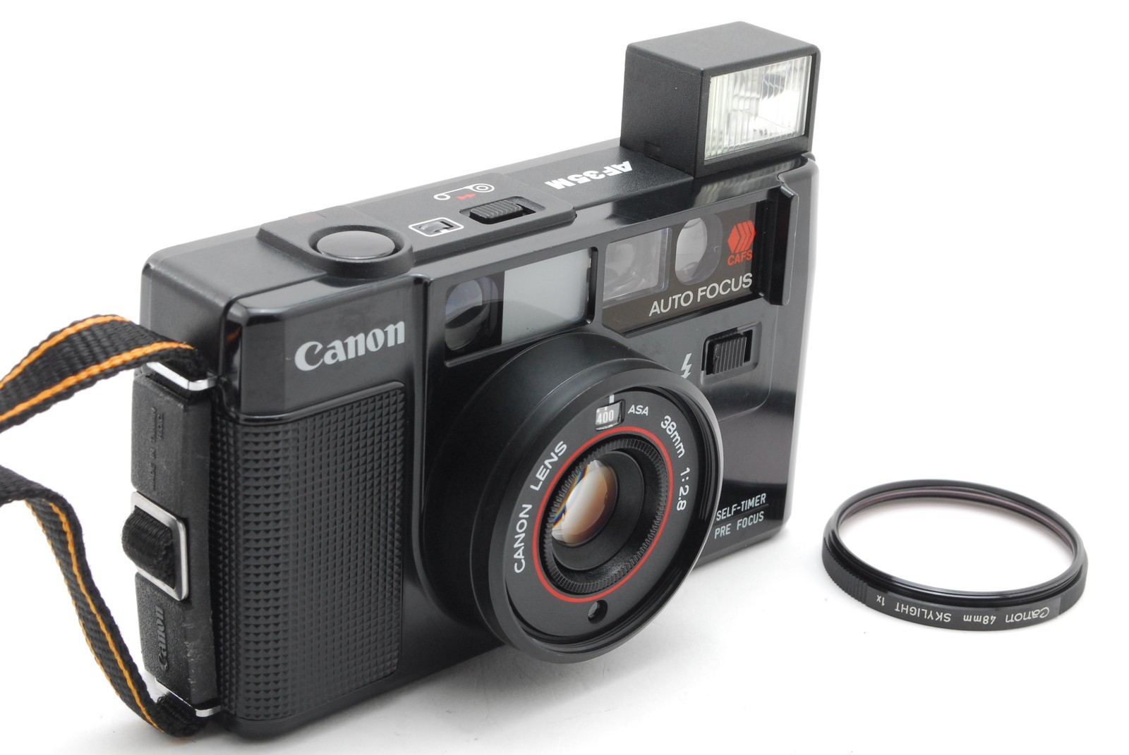 [MINT /Strap] Canon AF35M Autoboy Black Point & Shoot 35mm Film Camera JAPAN