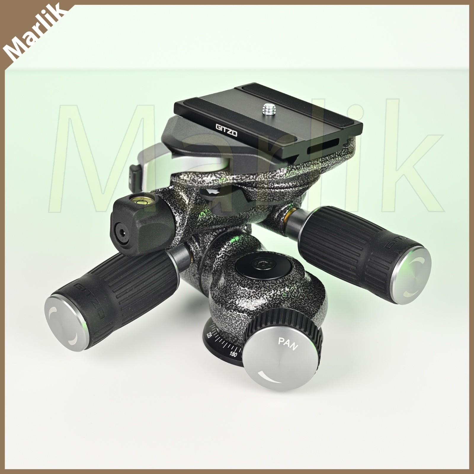 Gitzo 3-Way Fluid Head GHF3W for Tripod, Arca-Type Clamp & Plate, NEW with Pouch