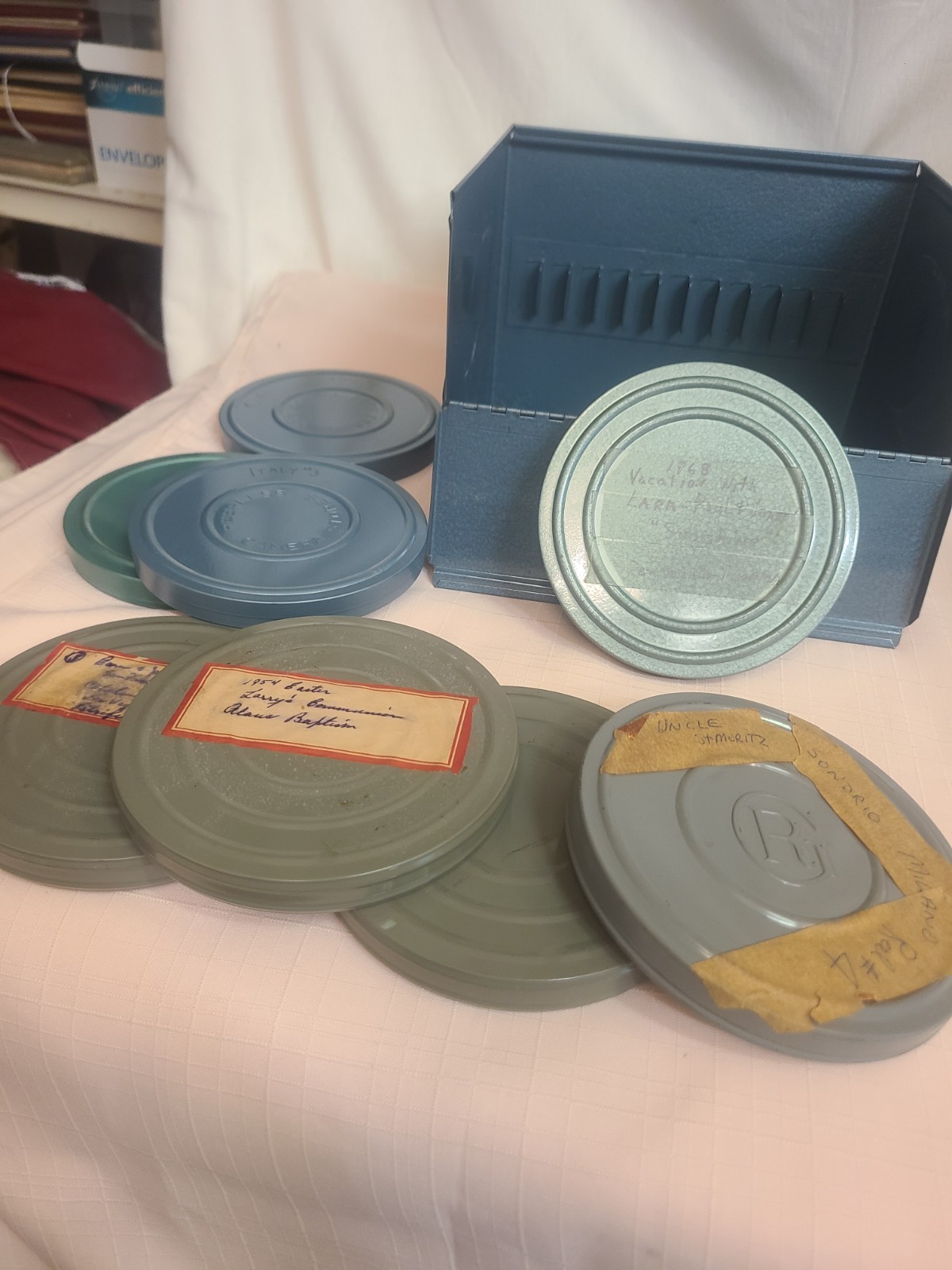 1950’s-1960s Home Movie 8mm Film Lot of 8 Reels Italy, Vacations, Easter etc…