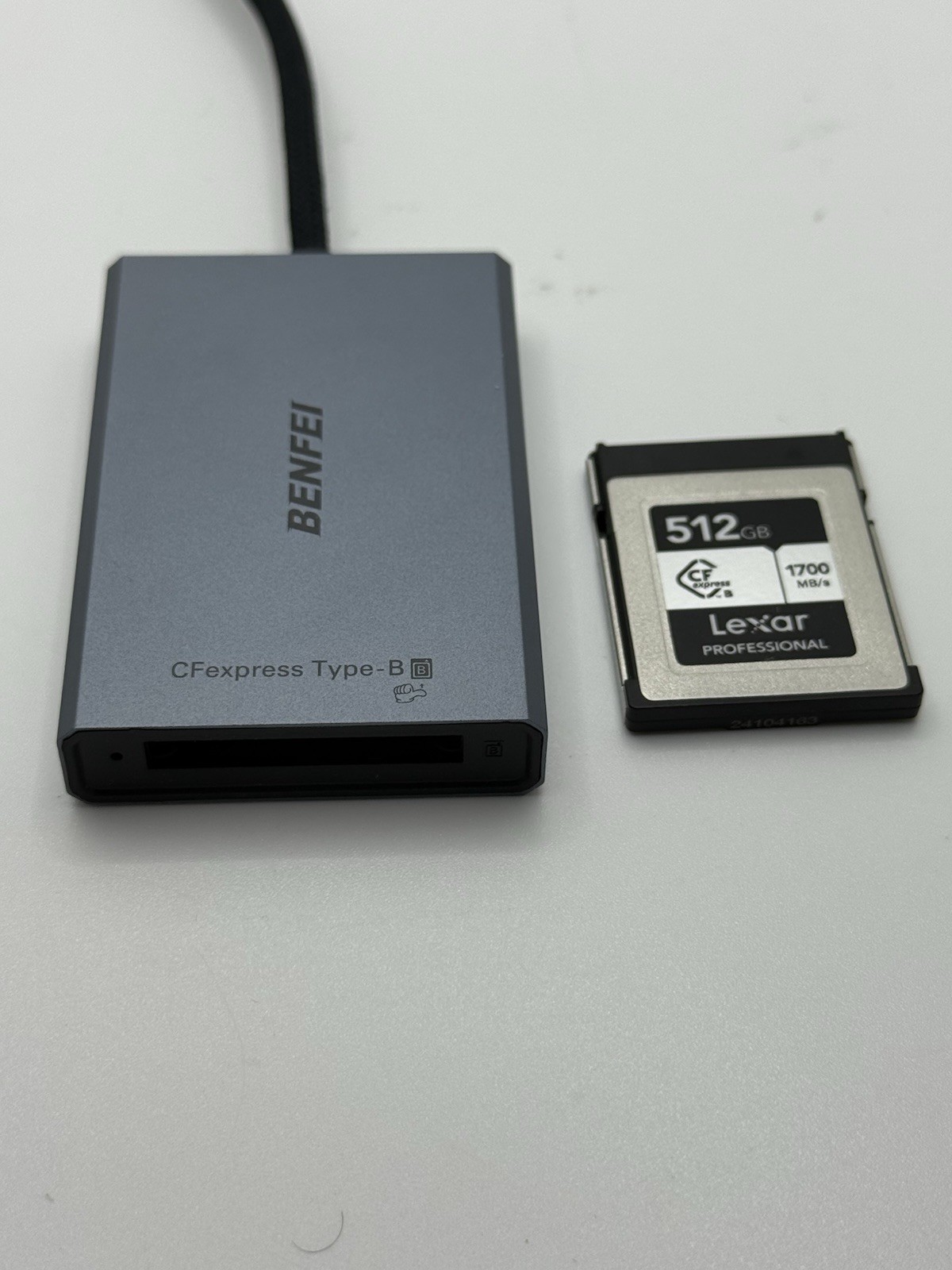 Lexar 512GB Professional Silver SE CFexpress Type B M. Card 1700 mb/s and Reader