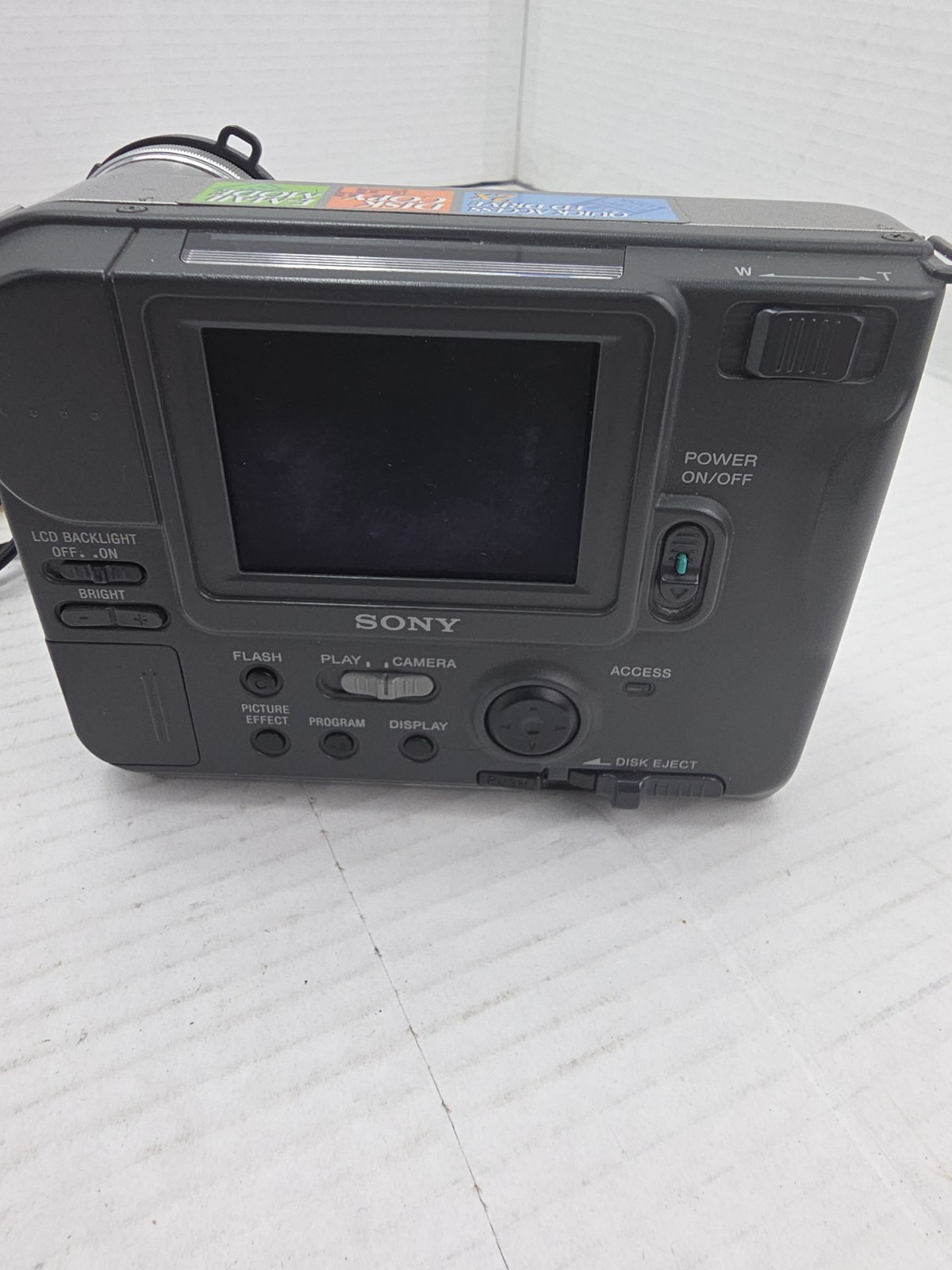 Sony Mavica MVC-FD71 10x Optical Zoom Digital Camera No Charger Untested