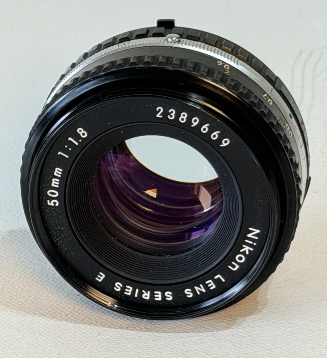 Nikon Series E 50mm 1:1.8 Compact Pancake Camera Lens Made in Japan
