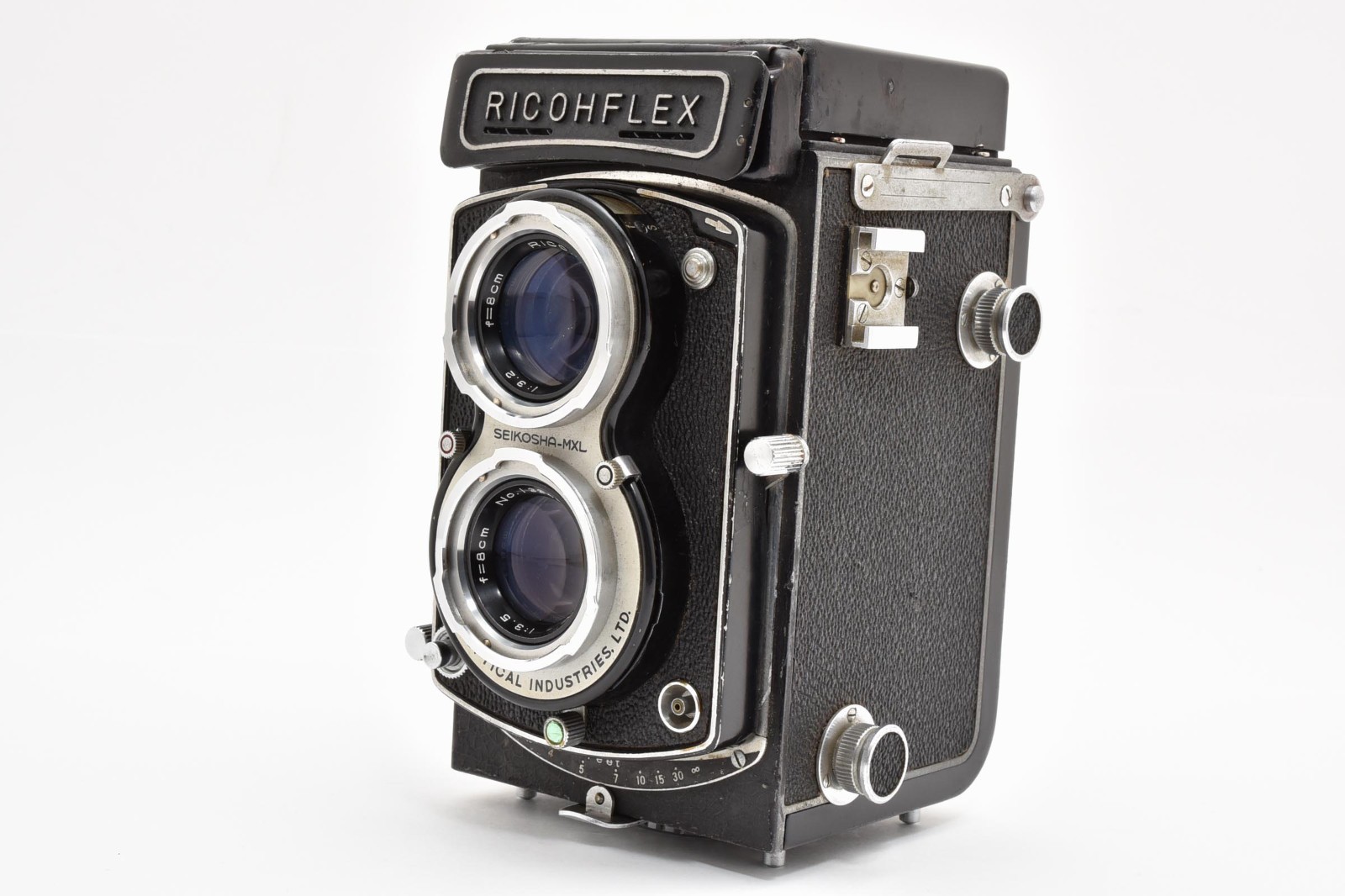 Mint Ricohflex DIA L 6×6 TLR Film Camera w/ Rikenon 8cm F3.5 Lens From JP # 2364