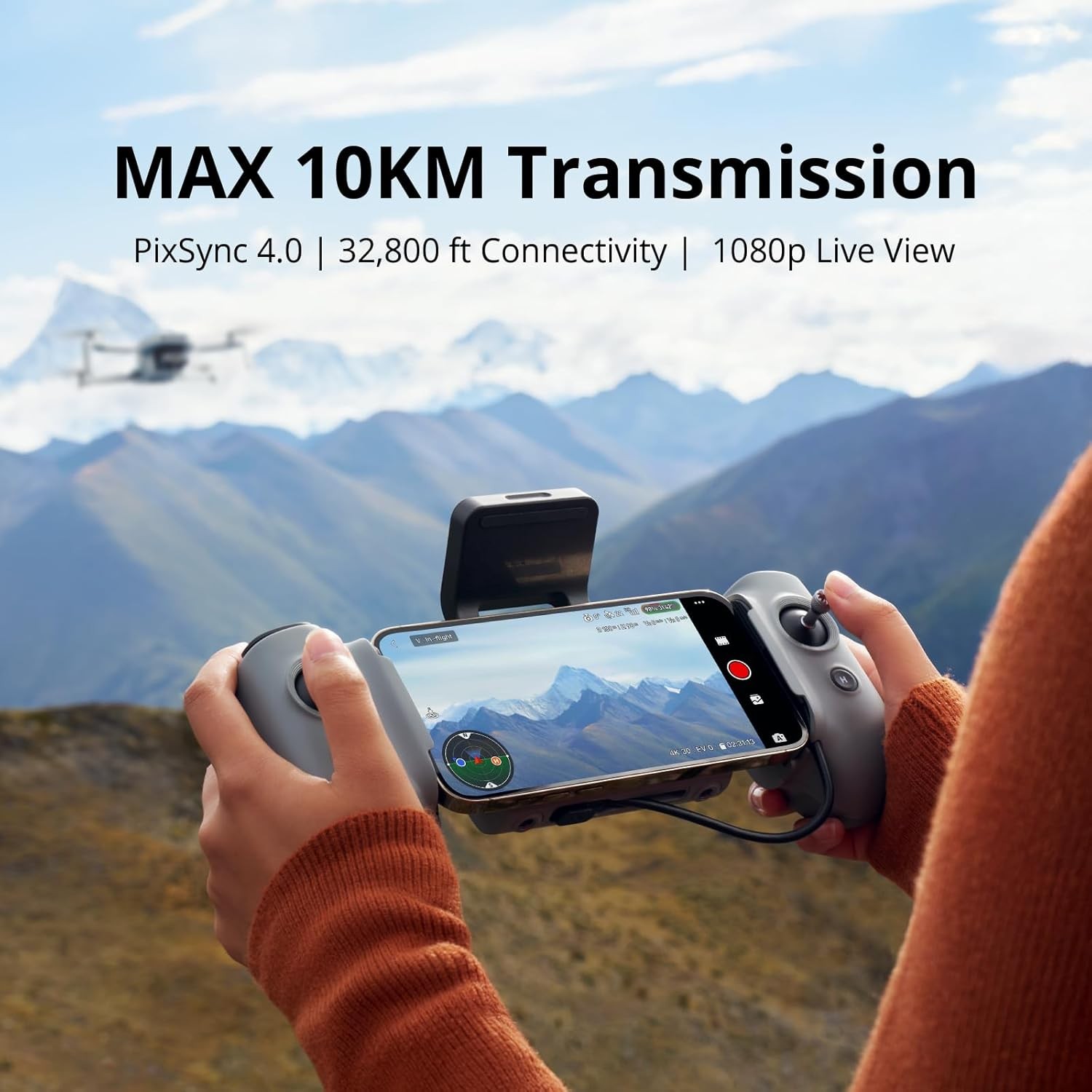 Potensic ATOM 2 Drone with Camera for Adults 4K Video, 8K Photo, Under 249g, 3-A