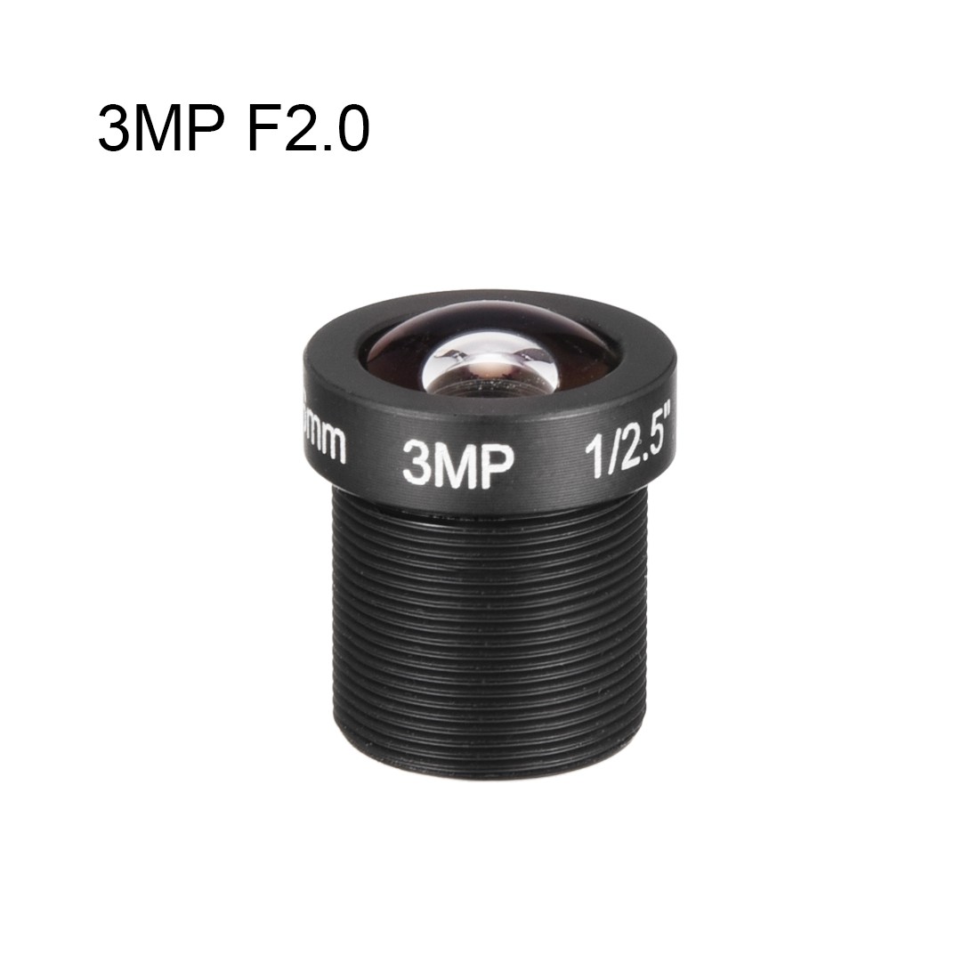 6mm 3MP F2.0 FPV Camera Lens Wide Angle for CCD Camera