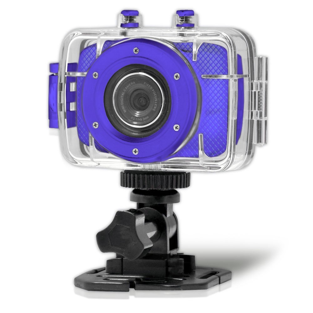 Pyle High-Definition Sport Action Camera with 720p Wide-Angle Camcorder, 5.0 MP
