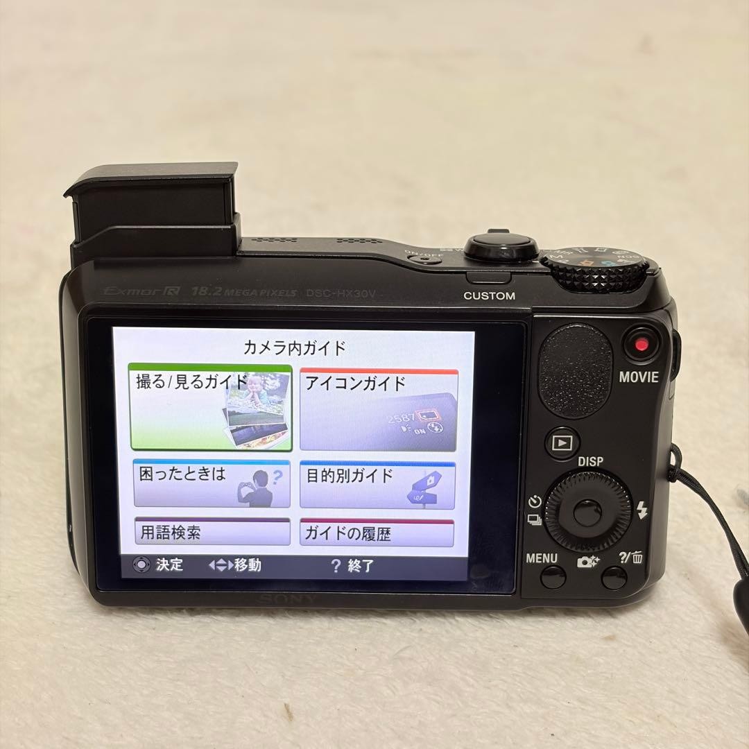 SONY Cyber-shot DSC-HX30V 18.2MP Exmor R 20x Zoom G Lens Full HD Wi-Fi GPS Japan
