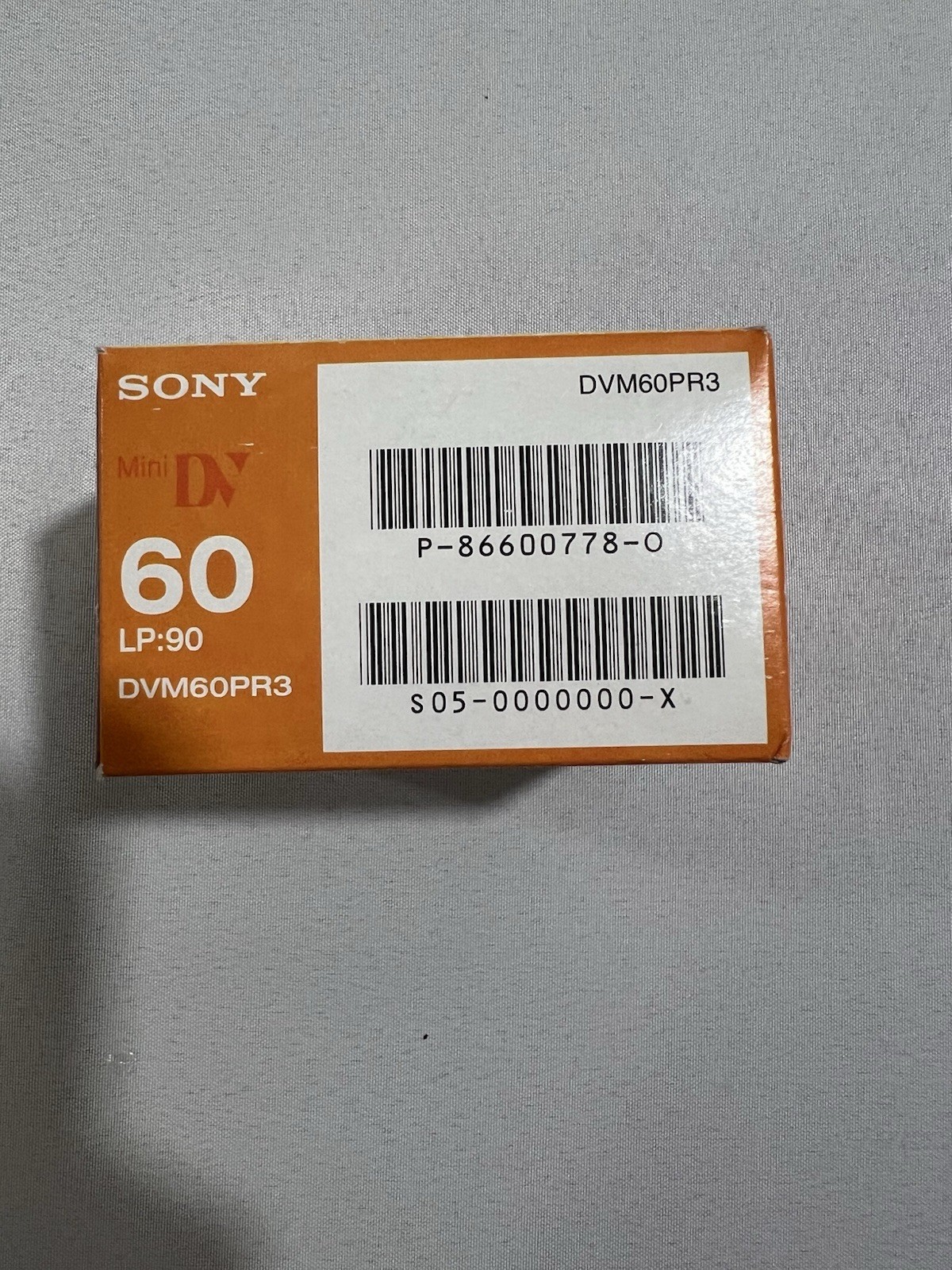 Sony Premium DV MiniDV Recordable Video Tapes 60 Min 5 Pack DVM60PRL