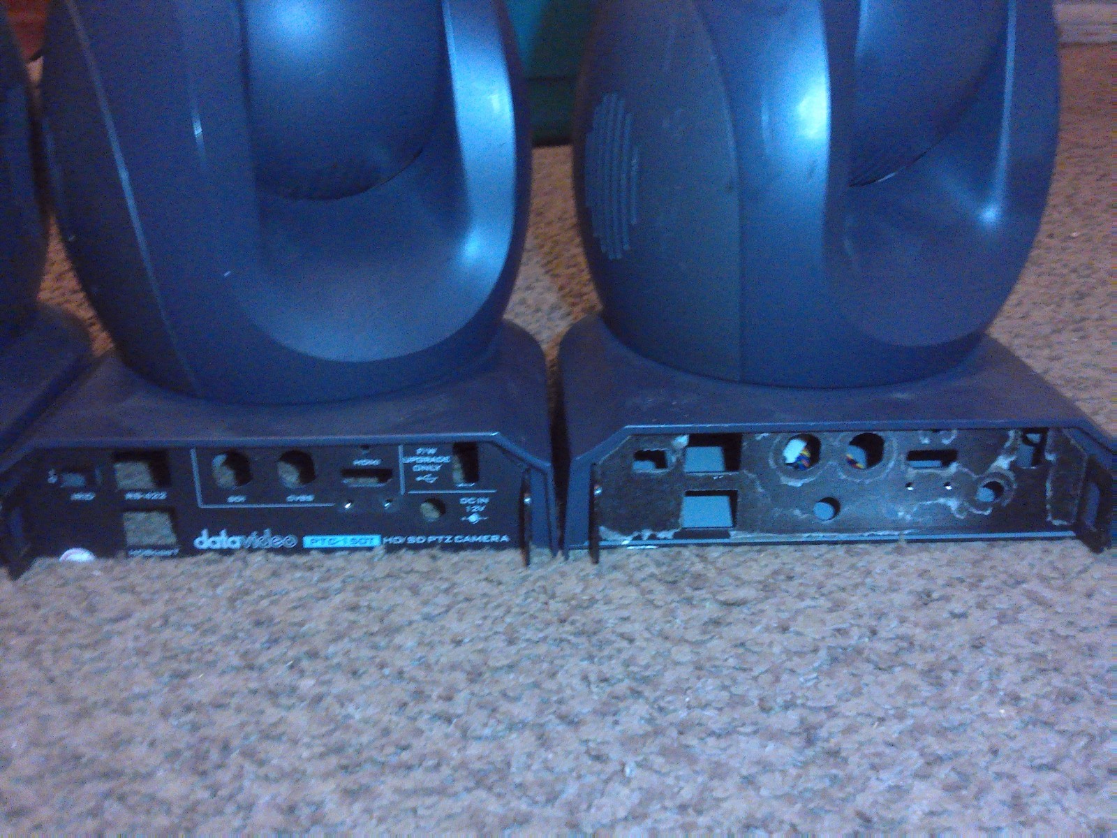LOT OF 4 DATAVIDEO PTC-150 HD/SD PTZ LIVESTREAM CAMERAS – FOR PARTS