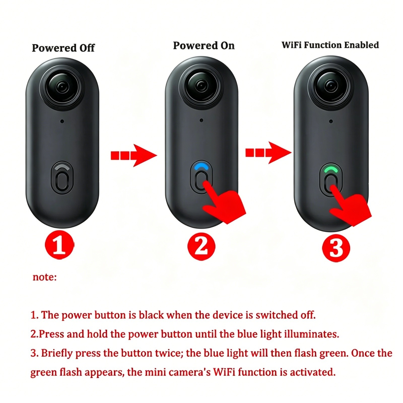 Action Camera 4K Mini Pocket POV Vlog Cam Portable Body Helmet Bicycle Sports