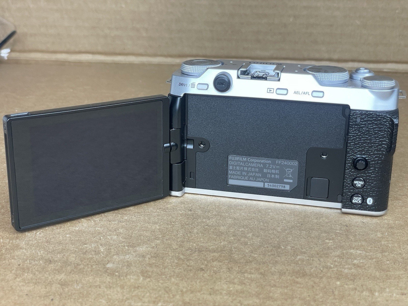 Fujifilm X-M5 Mirrorless Digital Camera Body Silver 26.1MP Near Mint With Box