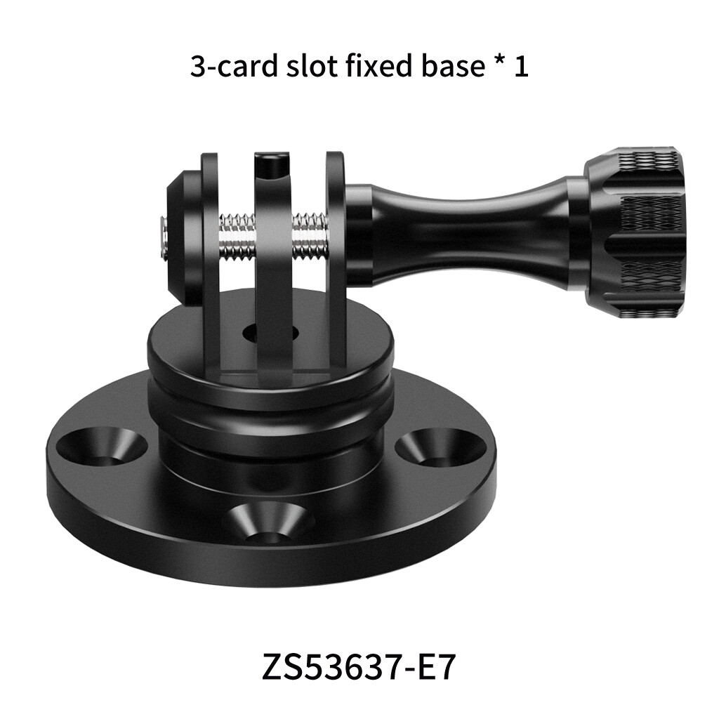 1/4 3/8 M6 Thread 17mm/1inch Ball Head Tripod Connection Adapter Fixed Base