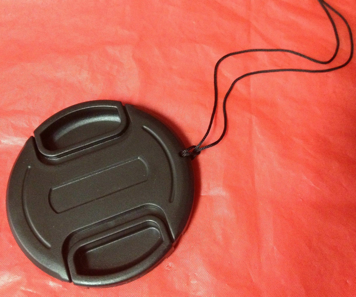 SNAP-ON FRONT LENS CAP 58mm+HOLDER to Camera Camcorder Video Handycam