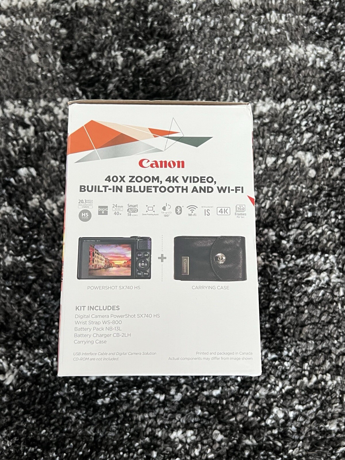 Canon PowerShot SX740 HS 20.3MP Point & Shoot Digital Camera Black-BRAND NEW
