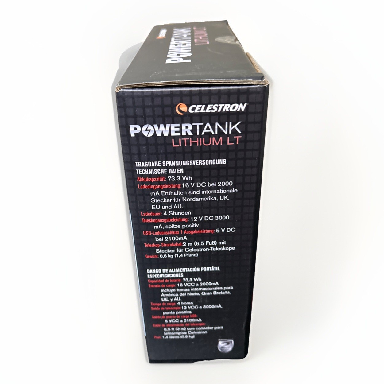 Celestron Powertank Lithium LT Telescope Battery Portable 12V Power Supply