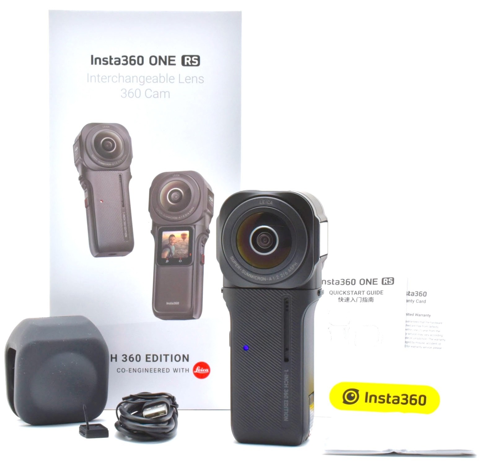 [UNUSED in Box]  Insta360 ONE RS 1-Inch 360 Edition Action Camera 6K From JAPAN