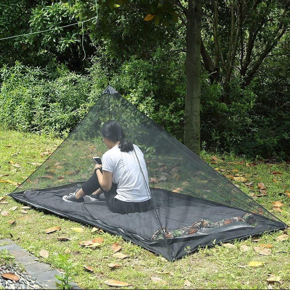 Camping Netting with Carry Bag, Mosquito Net for Bed Compact and Ultra-Light …