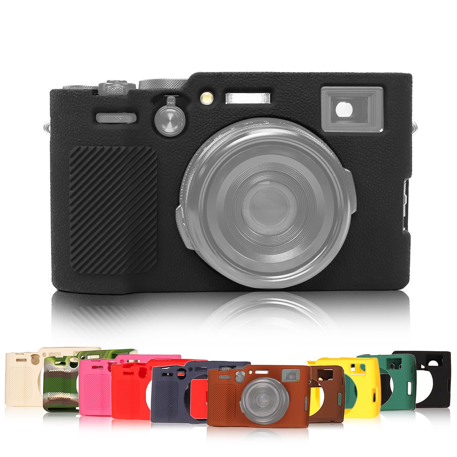Frosted Matte Silicone Case Protective Cover Camera Shell for Fujifilm X100VI