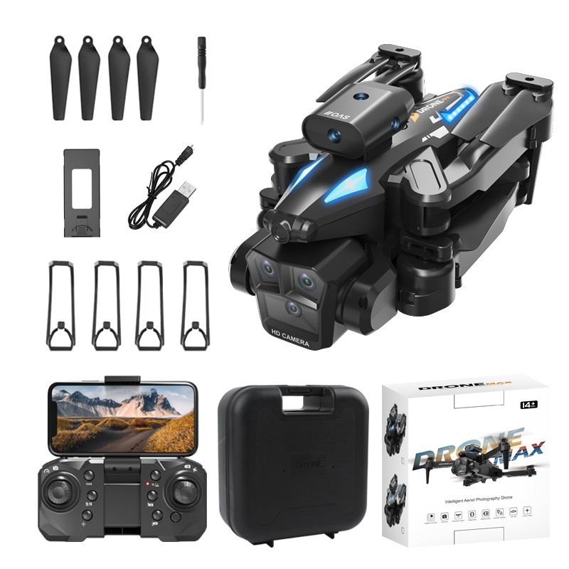 C10 Black – Triple Camera – Dual Electric Drone-BLACK