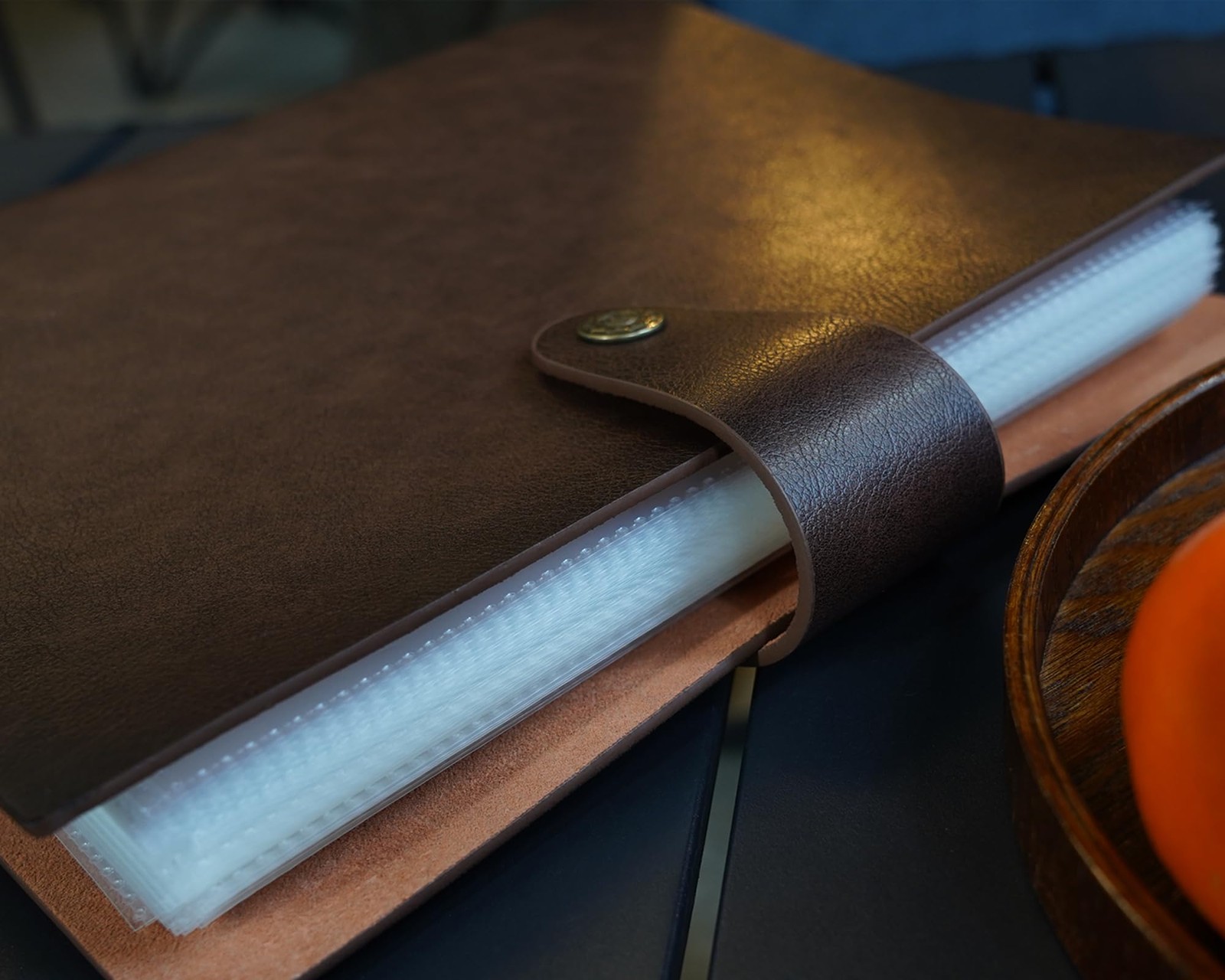 Photo Album 4×6 300 Photos, Genuine Leather Photo Albums with Writing Space w…