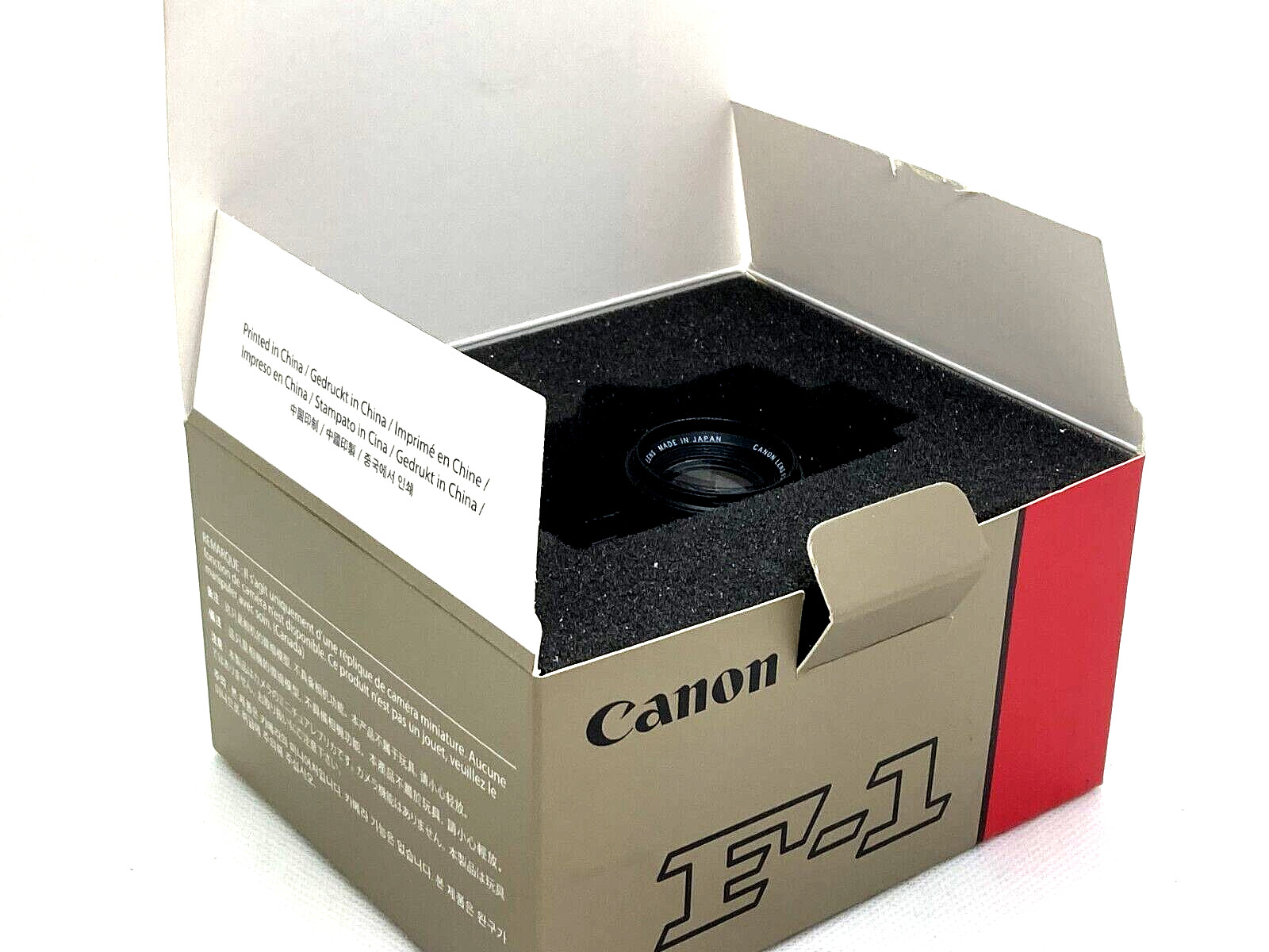 【 OPEN BOX. 】 Canon F-1 SLR Camera Miniature 16GB USB FLASH DRIVE from Japan JPN