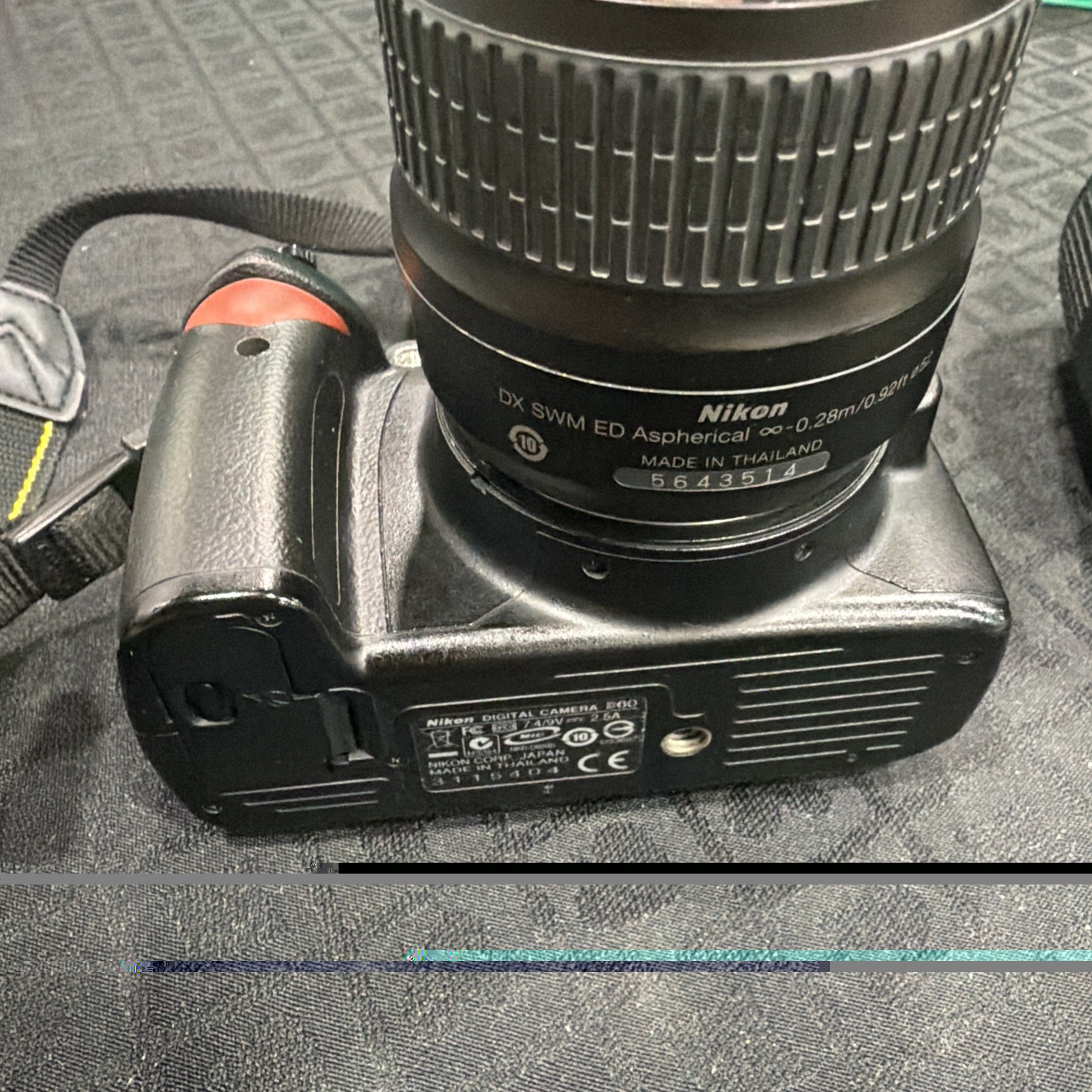 Nikon D60 SLR Camera w/ AF-S Nikkor 18-55mm & 55-200mm Lenses, Battery & Charger