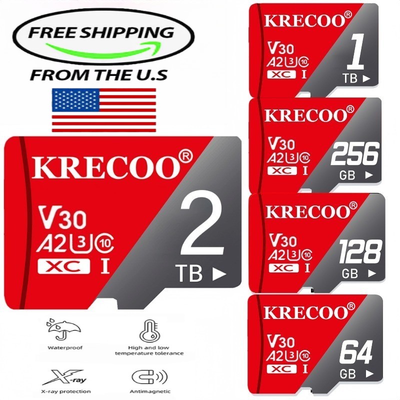 Micro SD Card with Adapter 64GB 128GB 256GB 1TB Class 10 for Dash Cam Camera lot