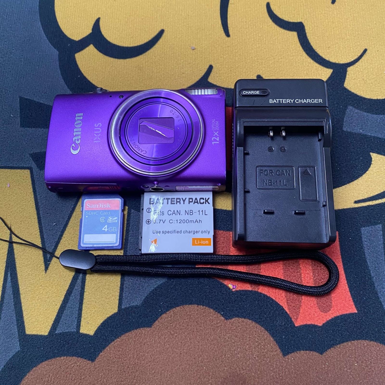 Canon PowerShot IXUS 285 HS 12X Optical Zoom Digital Camera Purple