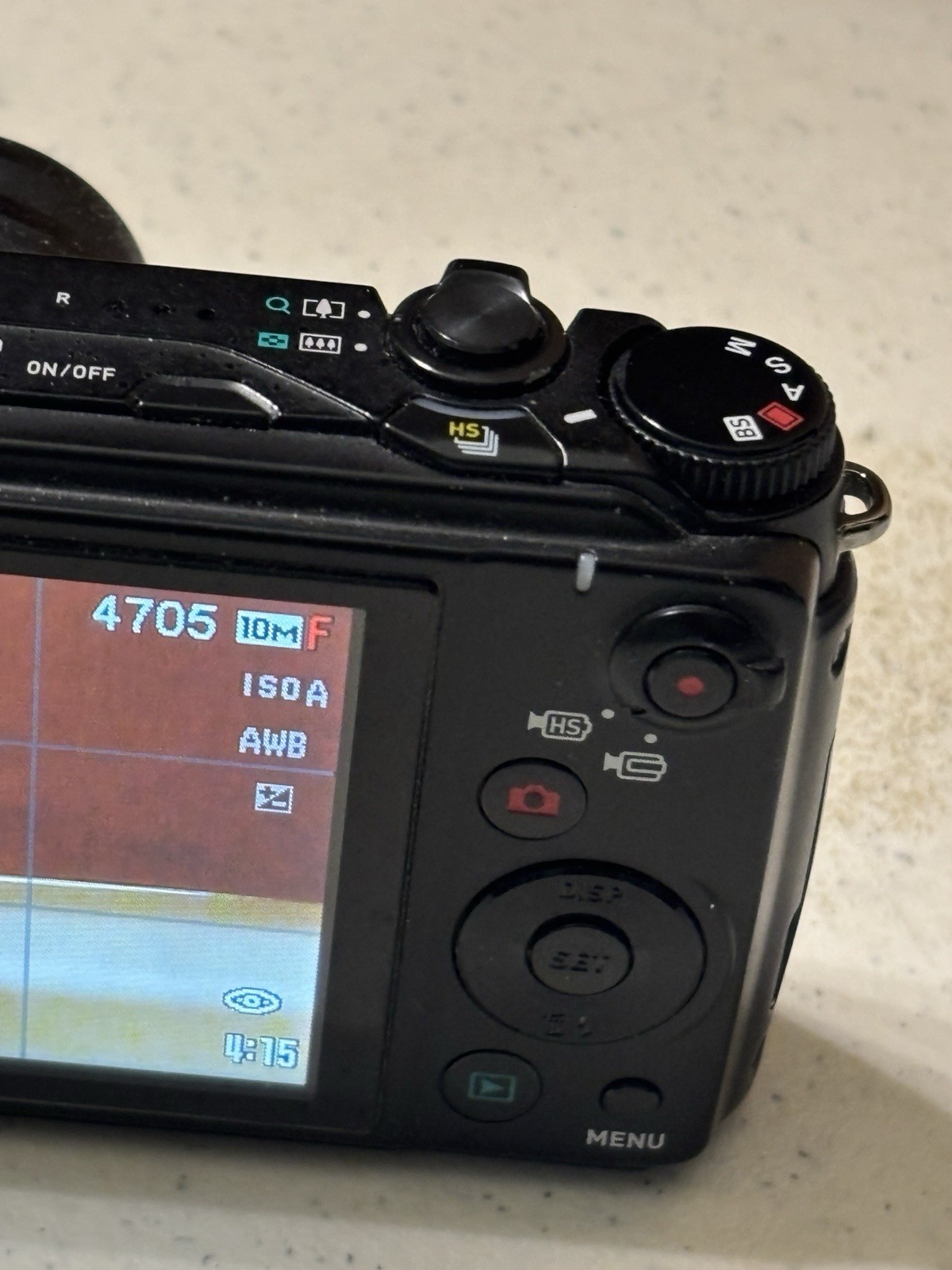 Casio Exilim HS EX-FH100 Digital Camera – 10.0MP – 10x Ultra Wide Zoom – Tested
