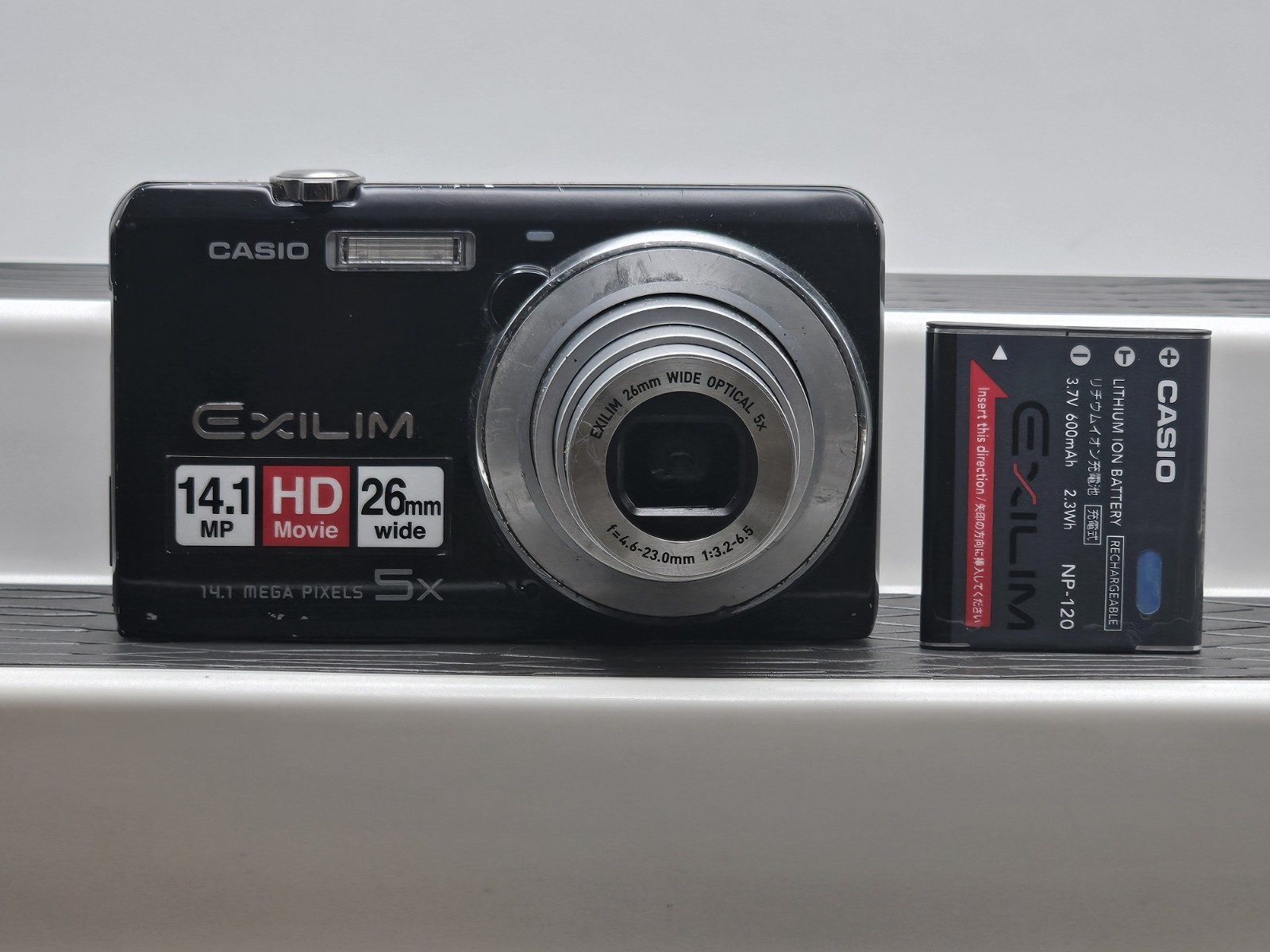 Casio Exilim EX-ZS10 14.1 MP 5X Compact Digital Camera Black TESTED READ!!