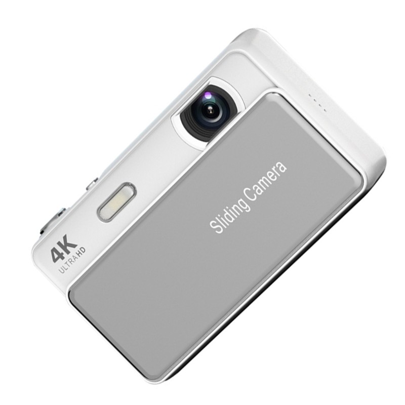 16X Zooms Slide Cover Digital Camera With 4K Video Recording For Travel