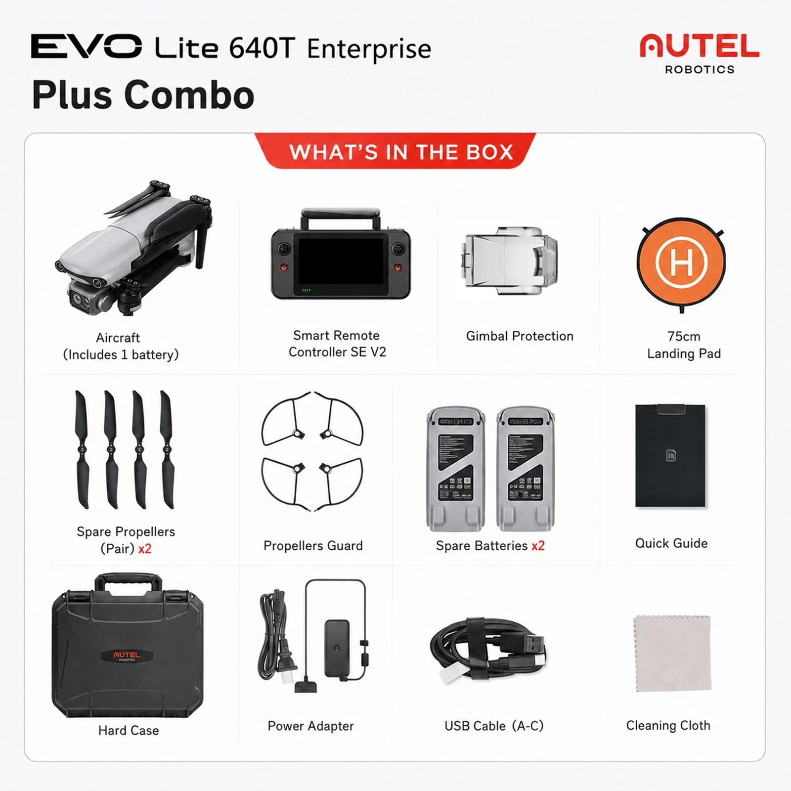 Autel Robotics EVO Lite 640T Enterprise – Plus Combo