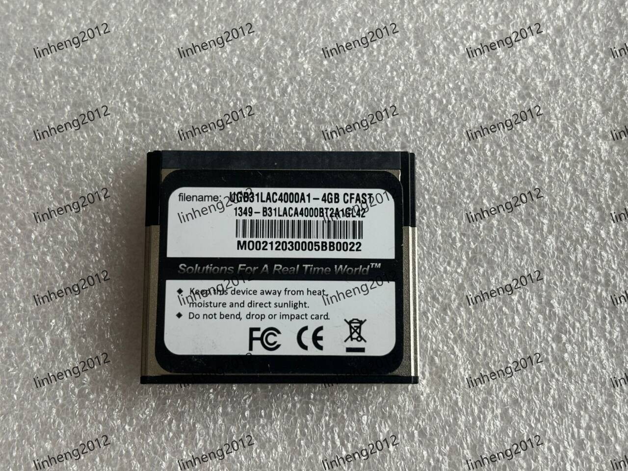 UNIGEN CFAST 4GB SATA CARD