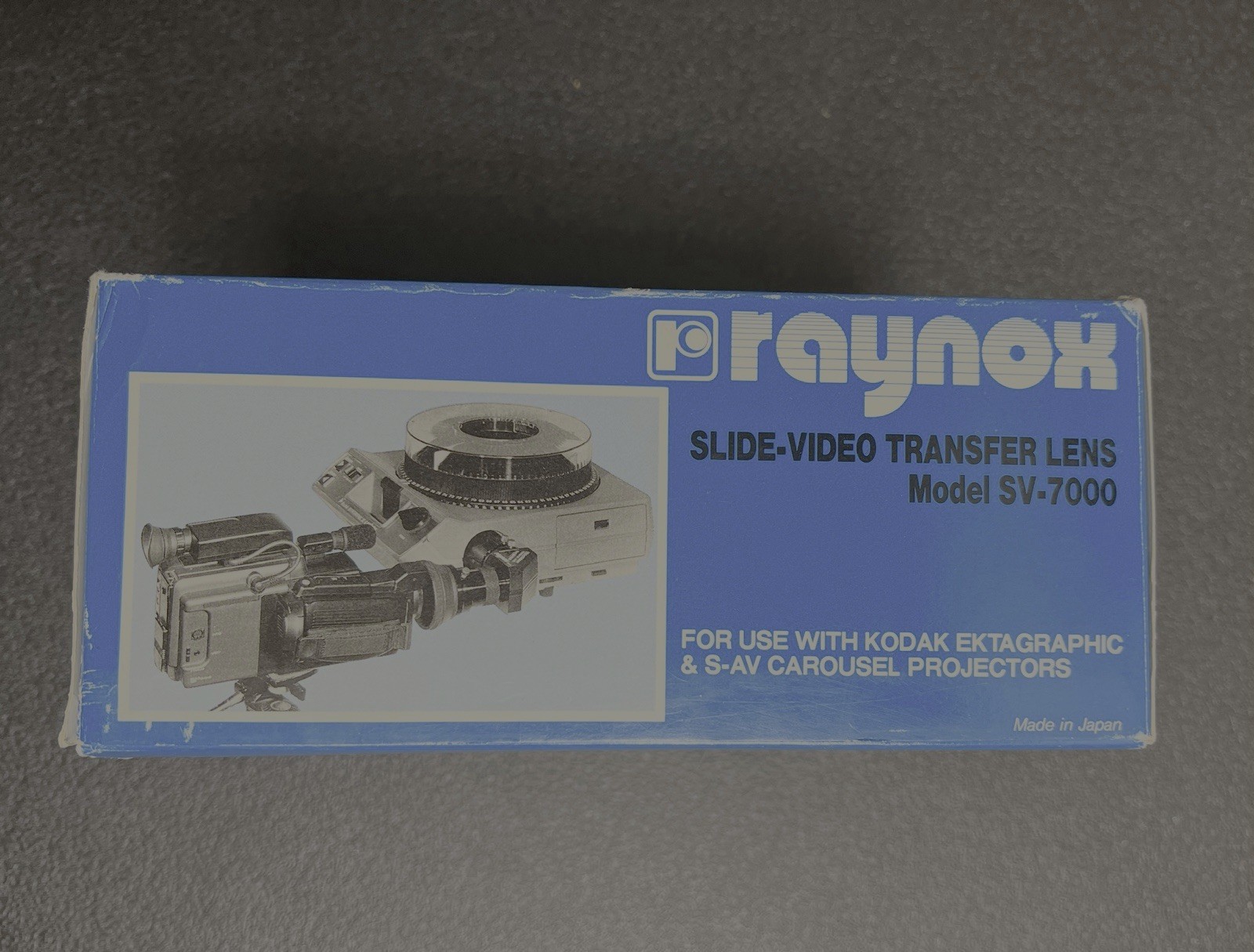 Raynox SV-7000 Slide to Video Transfer Lens Kodak Carousel w/ Box Manual