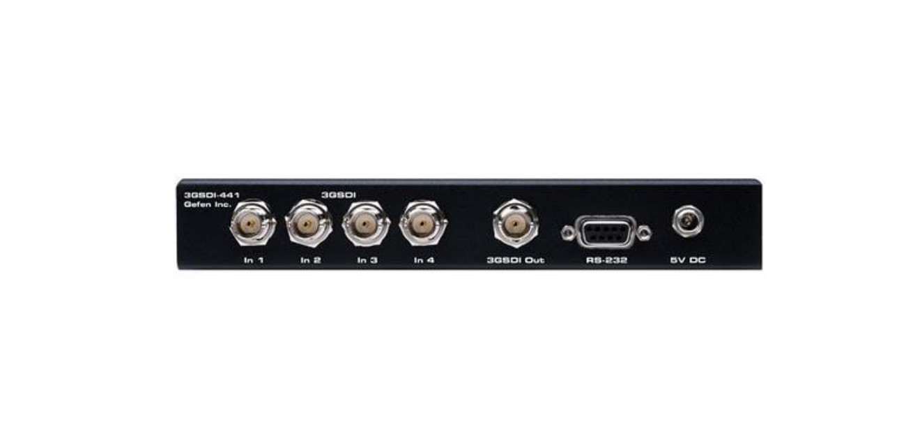 New Gefen 3G-SDI Switcher 4×1 1080p HD SD SDI 3G 4 to 1 Video Distribution SMPTE