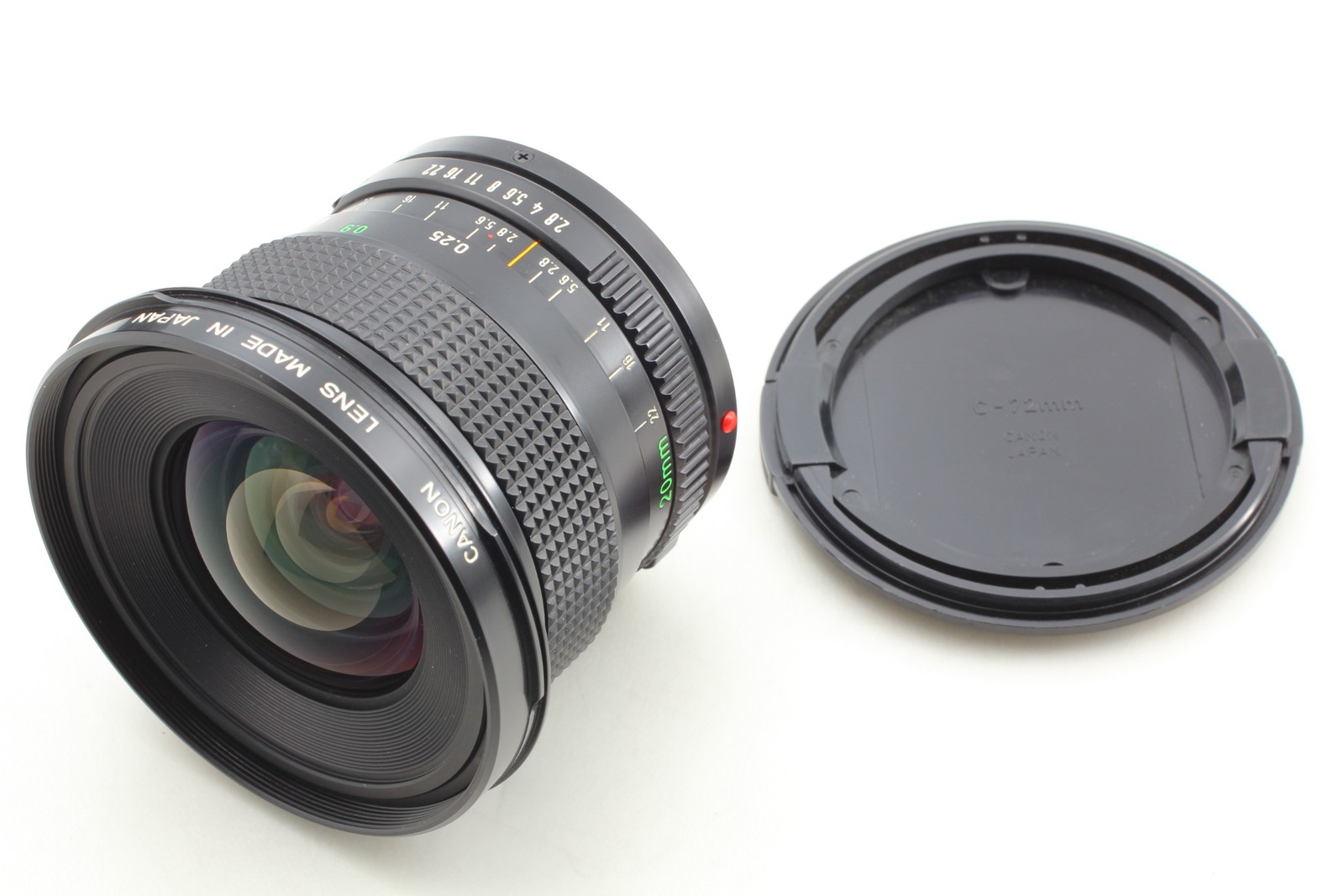 [ MINT ] Canon New FD NFD 20mm f2.8 MF Wide Angle Prime Lens From JAPAN