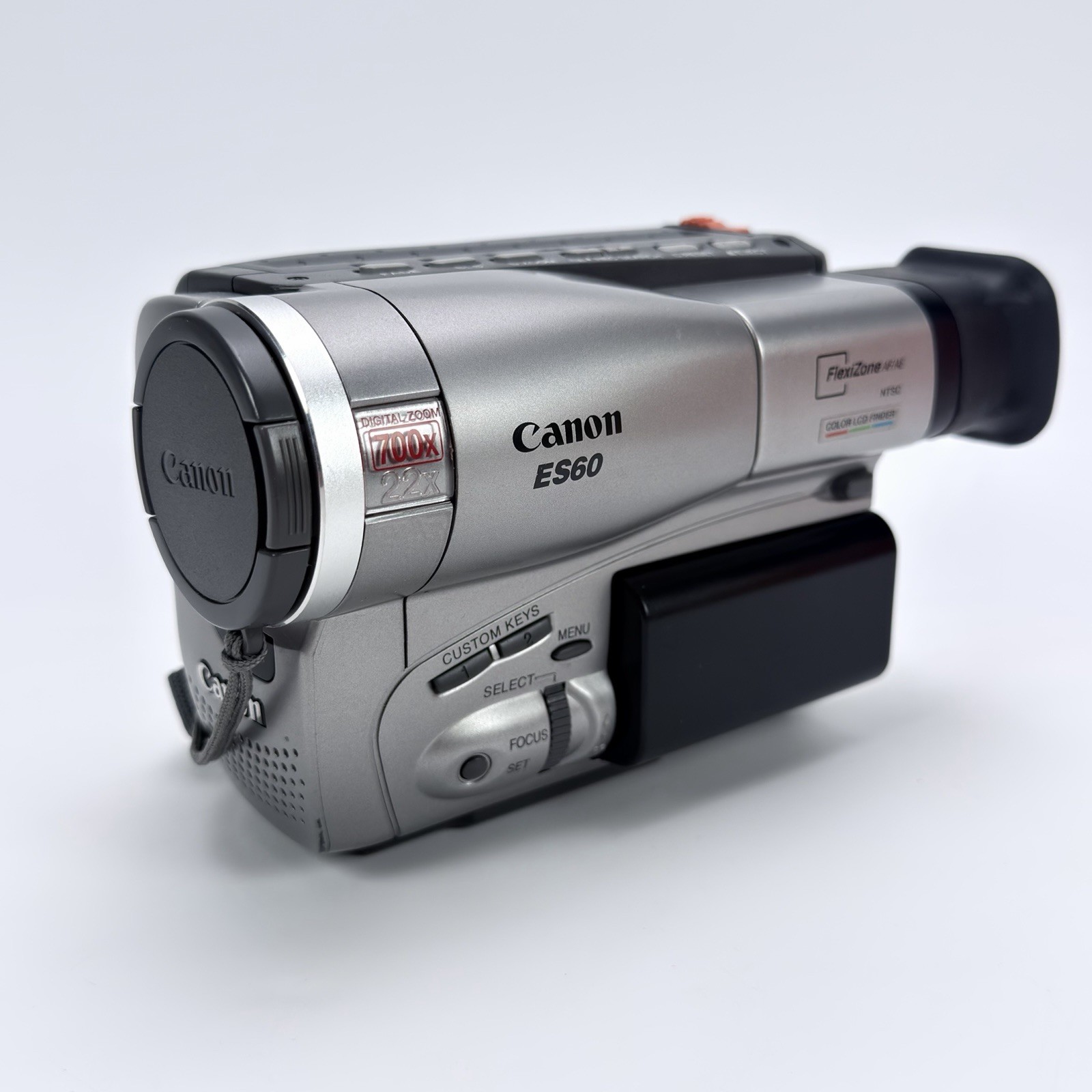 Canon ES60 Hi8 Standard Definition Camcorder (Silver) Analog