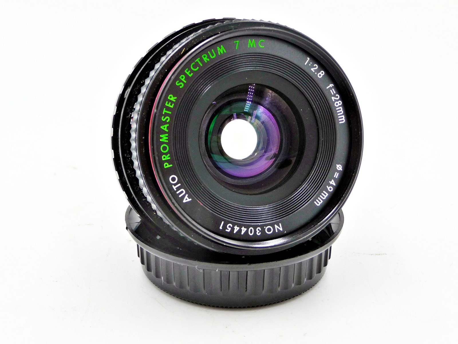 Auto Promaster Spectrum 7 MC 28mm f2.8 lens, Pentax K mount