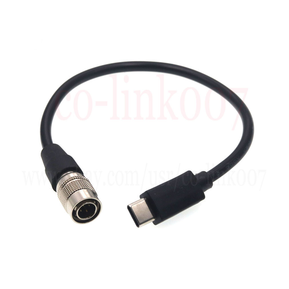 USB Type-C Fast Power cord to Hirose 4Pin for Zoom F4 F8 Sound Devices 644 688